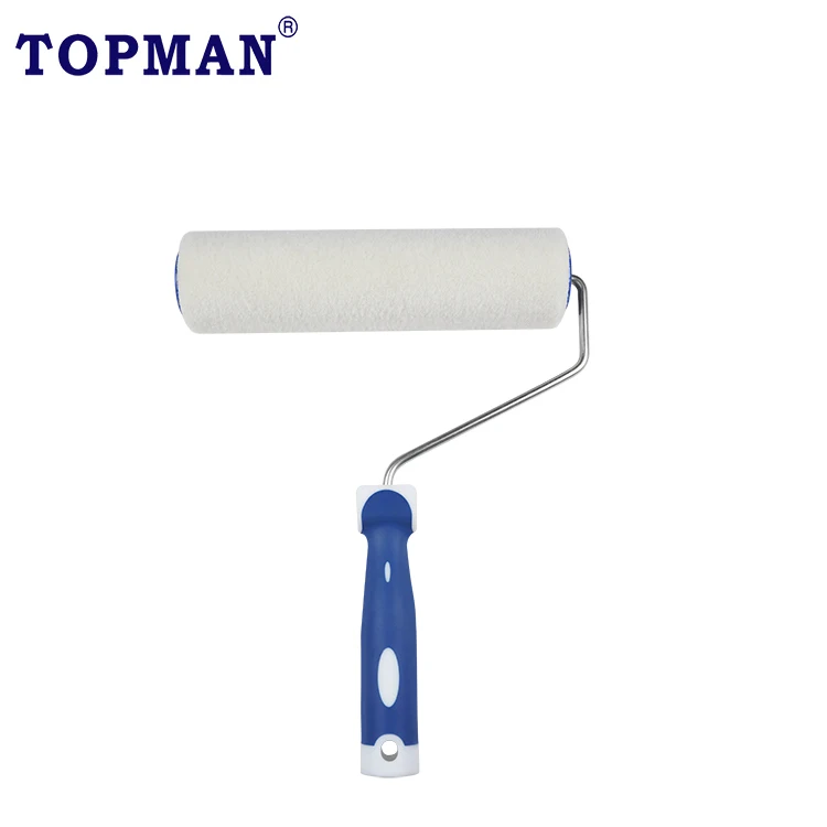 QIXI 9 inch 100% mohair medium  pile paint roller for an Ultra Smooth Finish Painting for Wood Metal  Panels and Floors