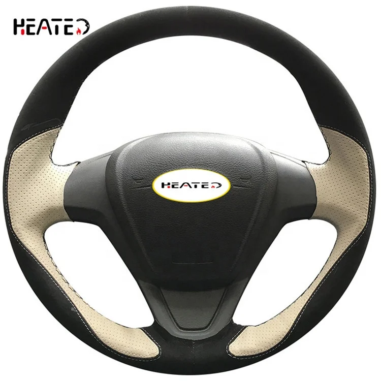 Чехол на руль для Ford Fiesta 2008-2017 EcoSport 2014-2017 оптовая цена вас