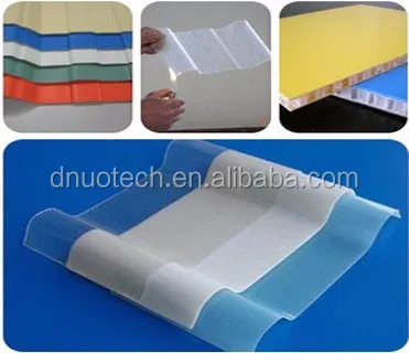 Линия для производства кровельного стеклопластикового листа frp