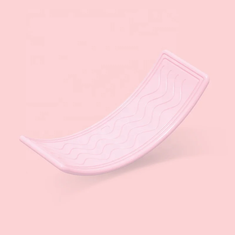 custom wooden plastic curvy yoga felt fitness training wobble balance board for kids montessori