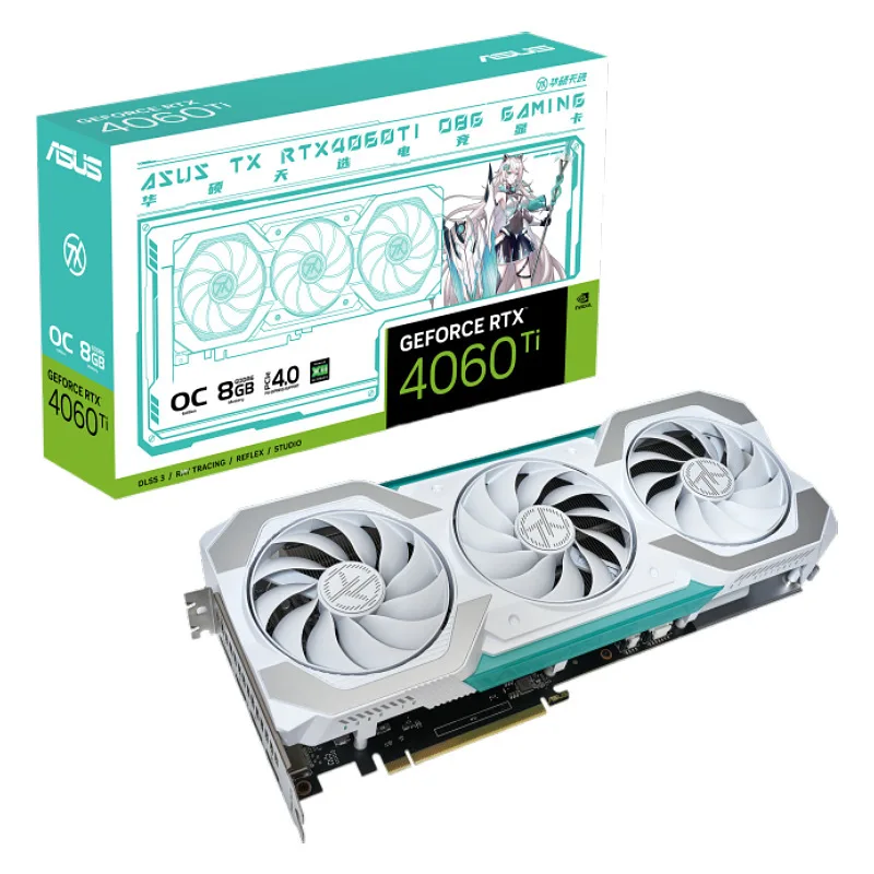 Как мы TX-RTX4060-O8G-GAMING видеокарта с памятью GDDR6 8 ГБ, скорость видеопамяти 17 Гбит/с, питание от GeForce RTX 4060