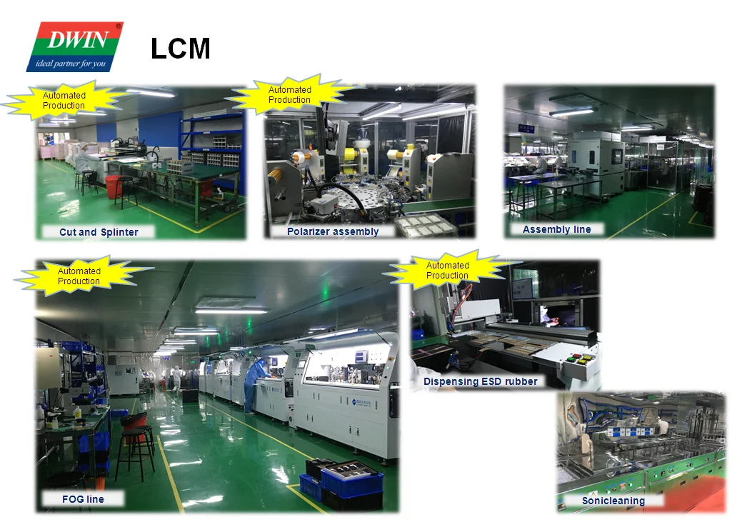 
12.1 inch Dwin smart LCD Module 800*600 resolution industrial grade HMI resistive TFT touch screen 