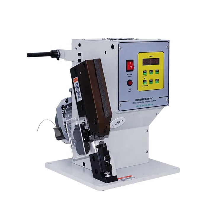 Automatic Mute Copper Belt Crimping Machine Copper Tape Cable Wire Splicing Machine
