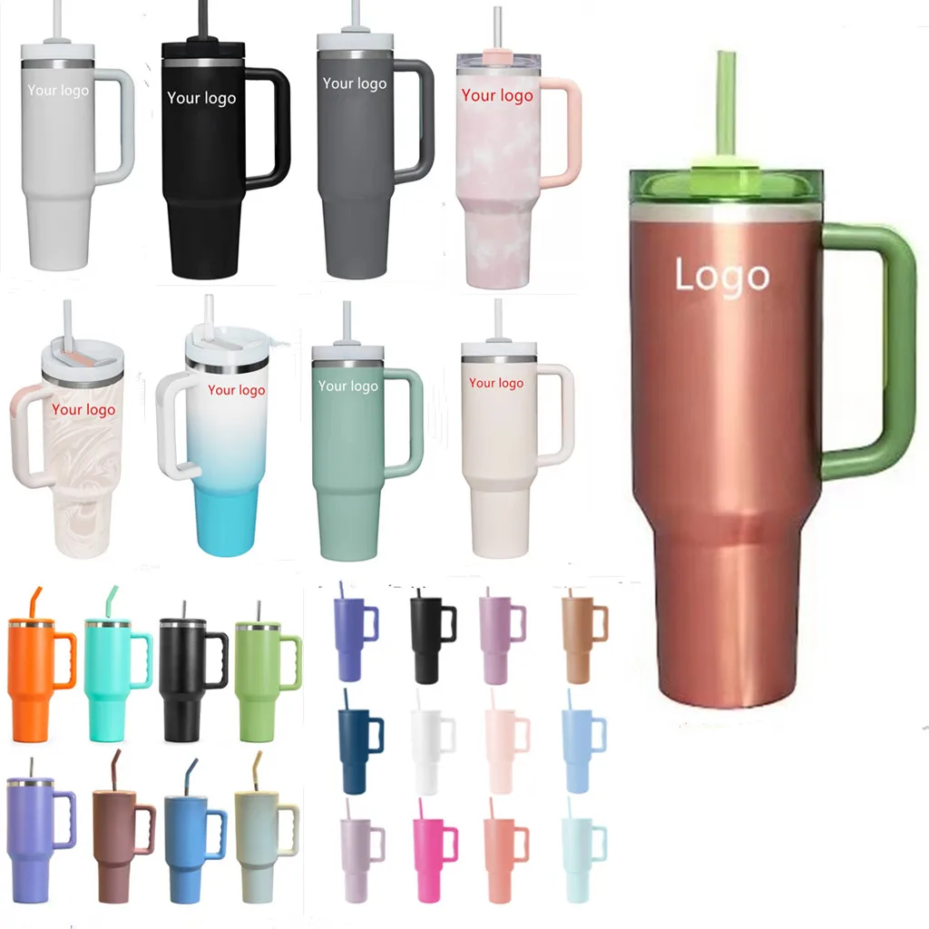 Вакуумный термостакан GZYSL с индивидуальным логотипом, из нержавеющей стали, 40 унций