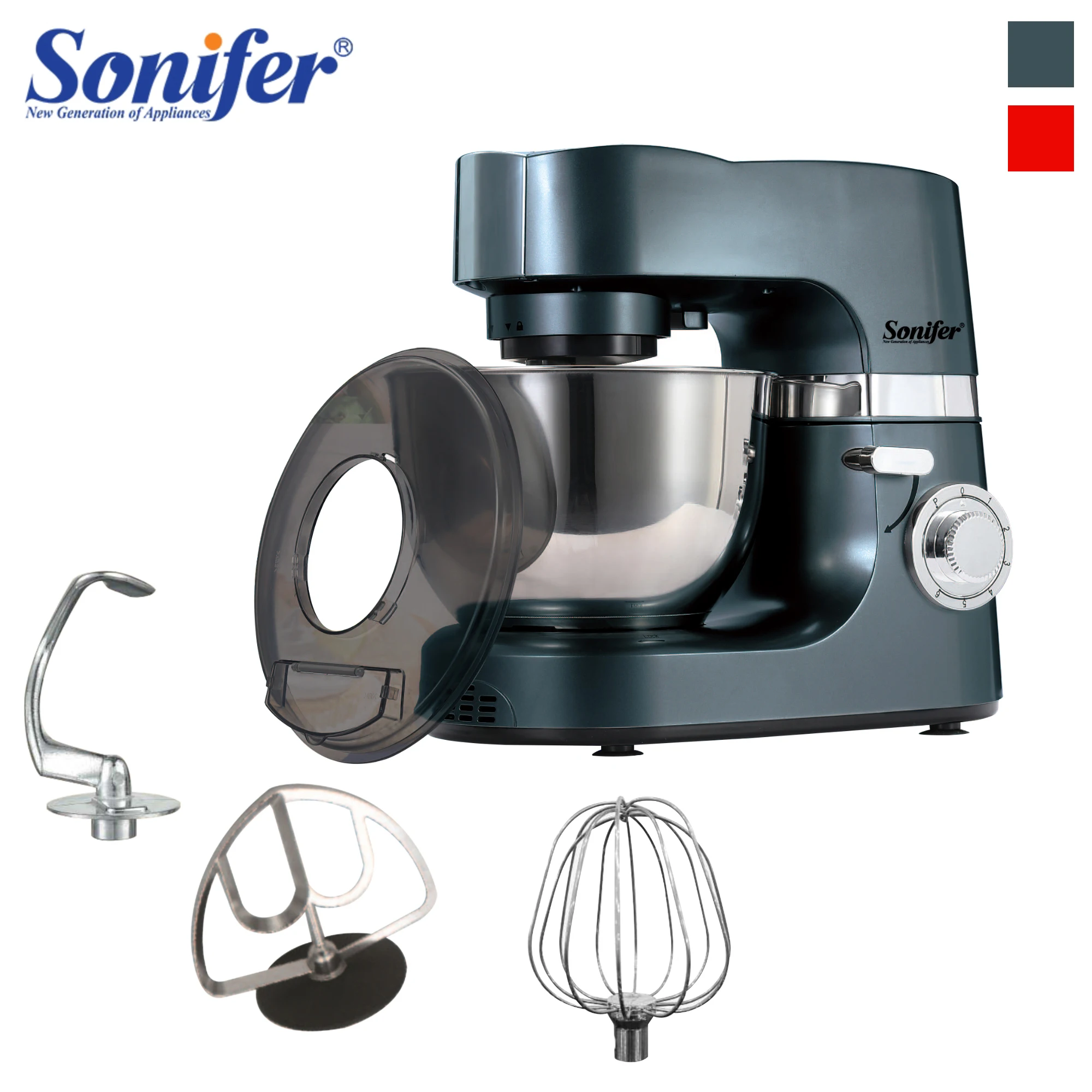Sonifer SF-8075 Бытовая техника OEM 7L смеситель для пищевых продуктов из нержавеющей стали