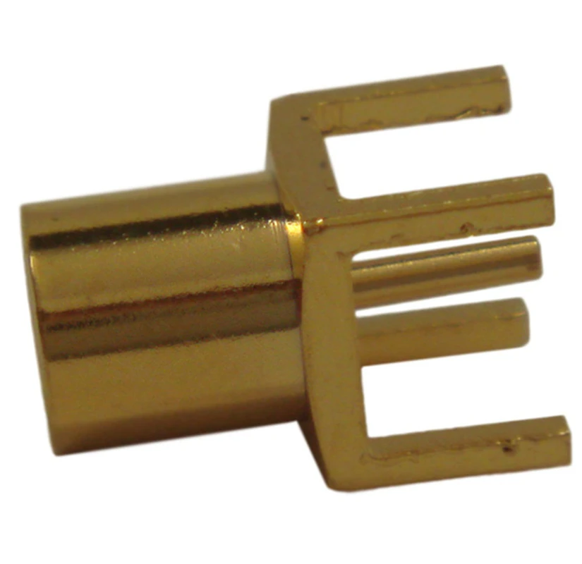 MCX Type Female Socket Mount PCB Board straight 50ohm RF Coax Adapter Connectors