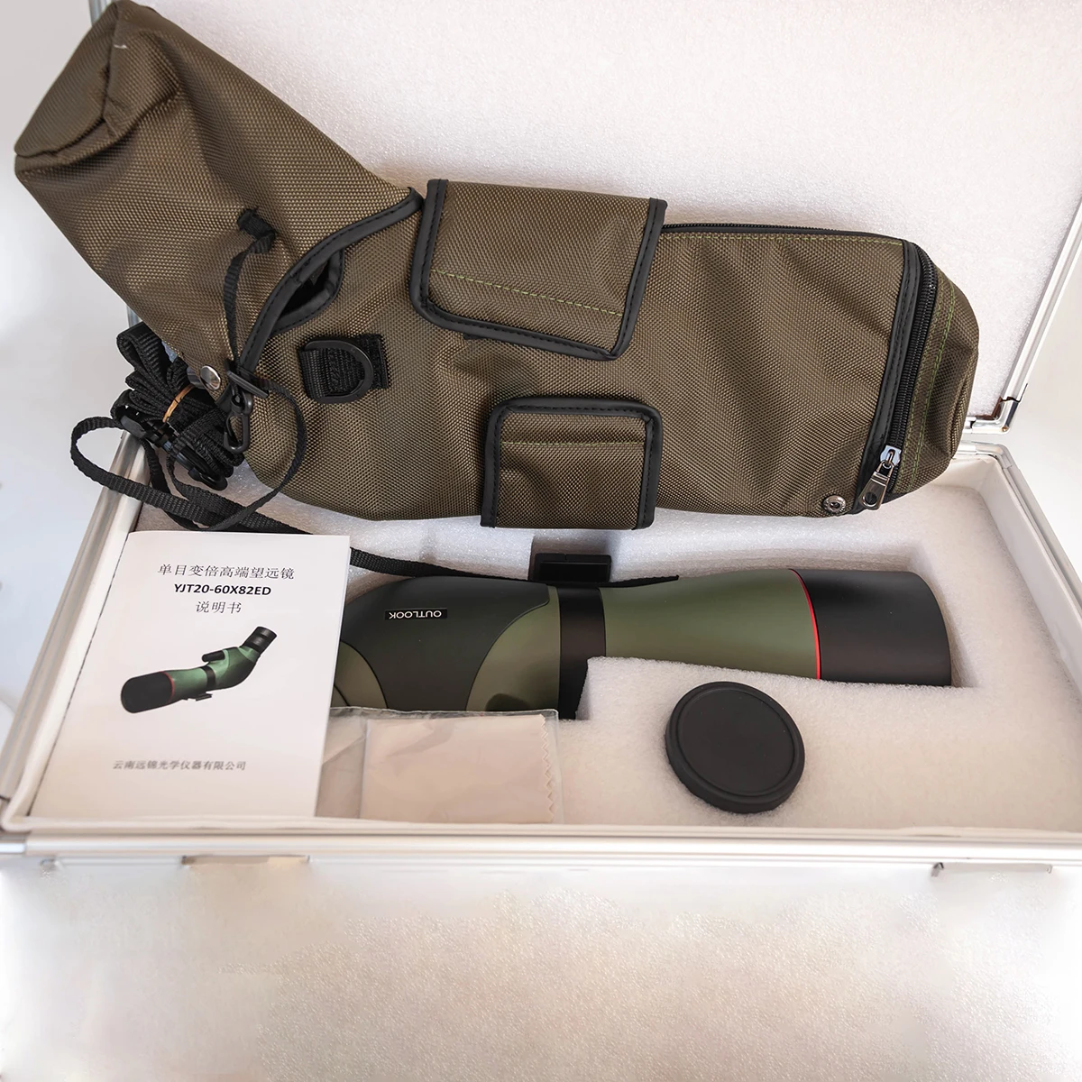60x82ED bird watching, viewing Suitable for distant observation anti - fog, large eyepiece