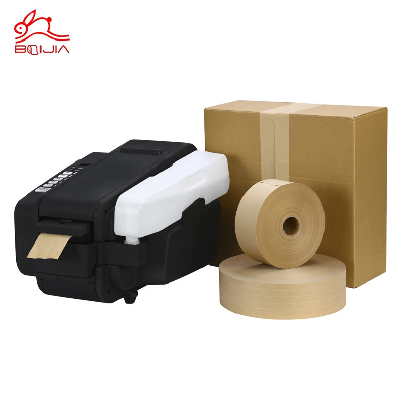 Custom Multiple Size Options Water Activated Gummed Water Activated Kraft Paper Tape Dispense for Rubber Tapes