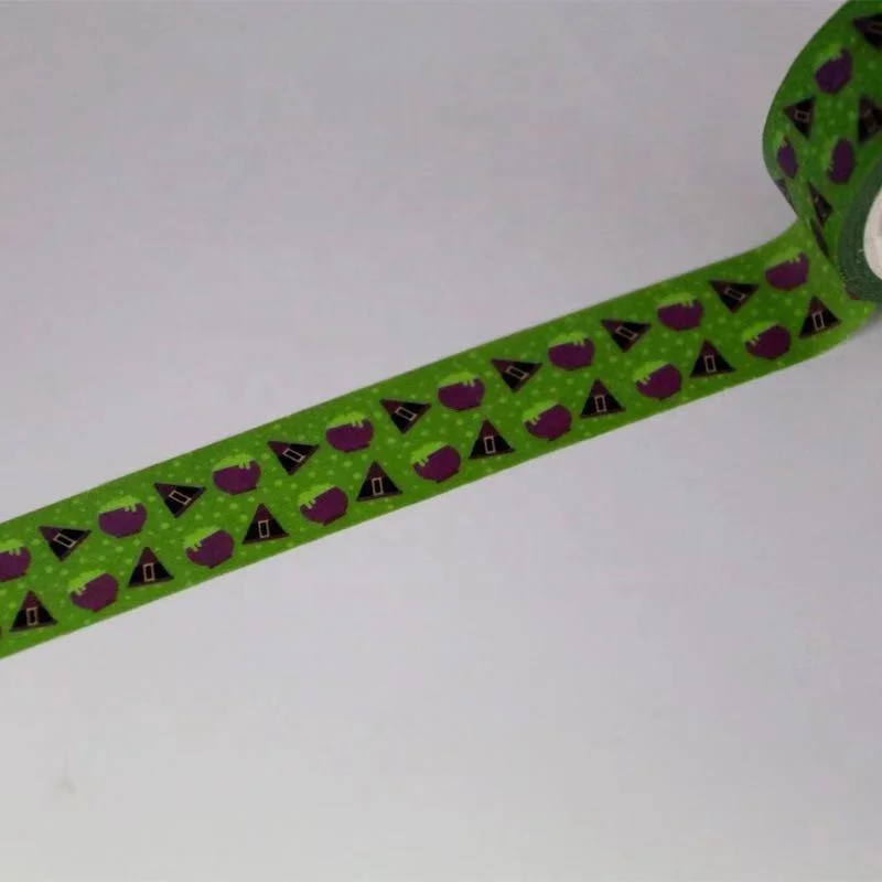 Halloween Washi Tapes Paper Masking Tape for Hand Account Scrapbooking DIY Office Party Supplies (Random Pattern)