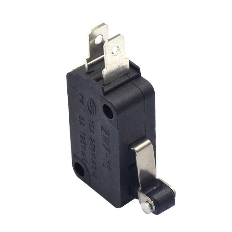 Long Life and Temperature Resistance ZW7-15 15A 250V AC Electrical Micro Limit Switch Push Button Customizable