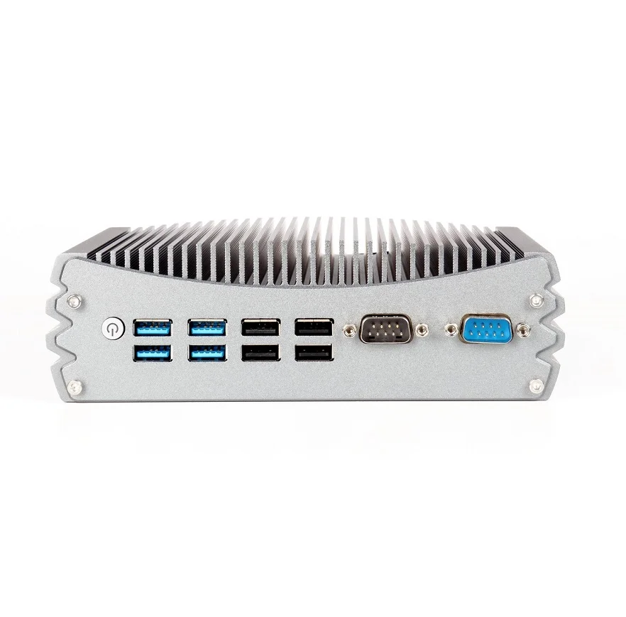 12th Gen Fanless Industrial support DDR5 i5-1235U embedded mini pc HD+VGA MI 2*COM 2*LAN  support 4G Industrial pc