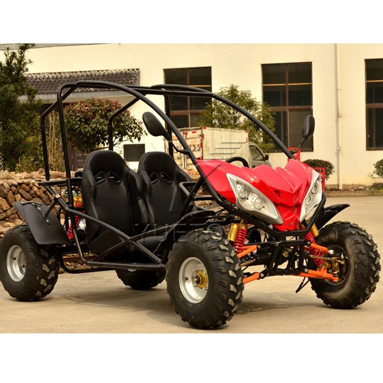  Четырехколесное светодиодное один из двух человек Go Kart Atv багги для езды по песку 125CC 2 сиденья