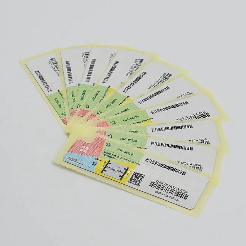 Windows 10 Professional Pro COA статус Win продукты наличии, доставка службой DHL, бесплатная доставка