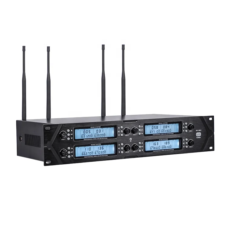 RIY-0901 Pro 8-канальный UHF Lavalier беспроводной микрофон гарнитура для сценической речи