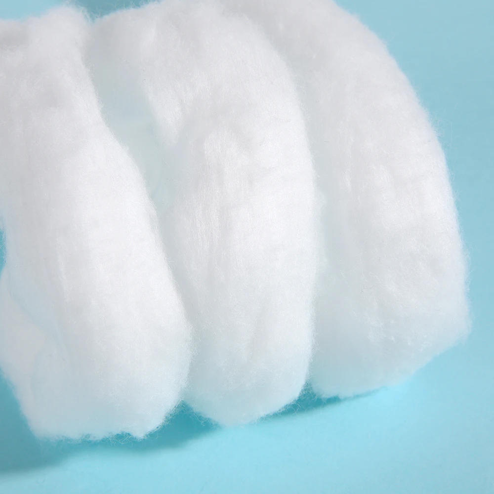 
Customized Size Approved Soft Medical Absorbent 100% Pure Cotton Sliver For Cotton Swabs 