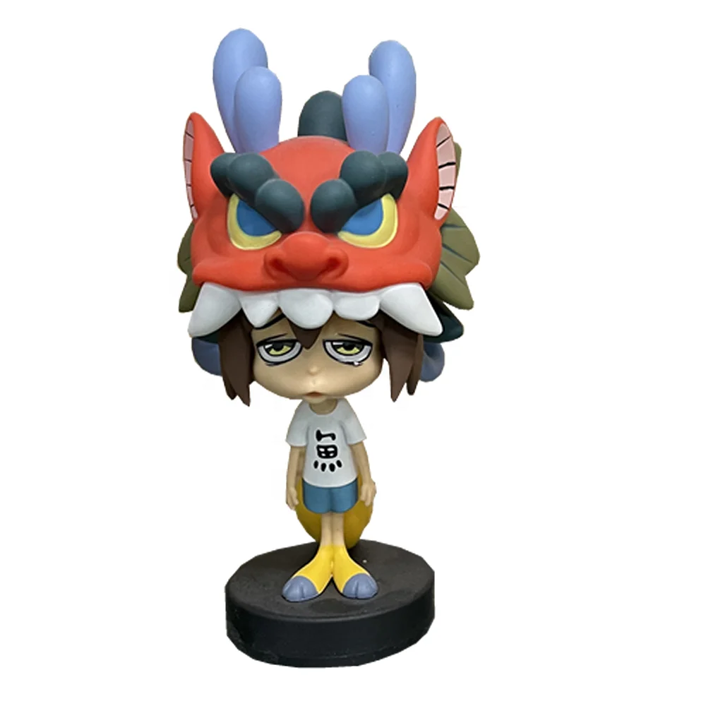 Cartoon figurine GK PVC toy Children under heavy academic pressure plastic model toy make your own collectible 3D