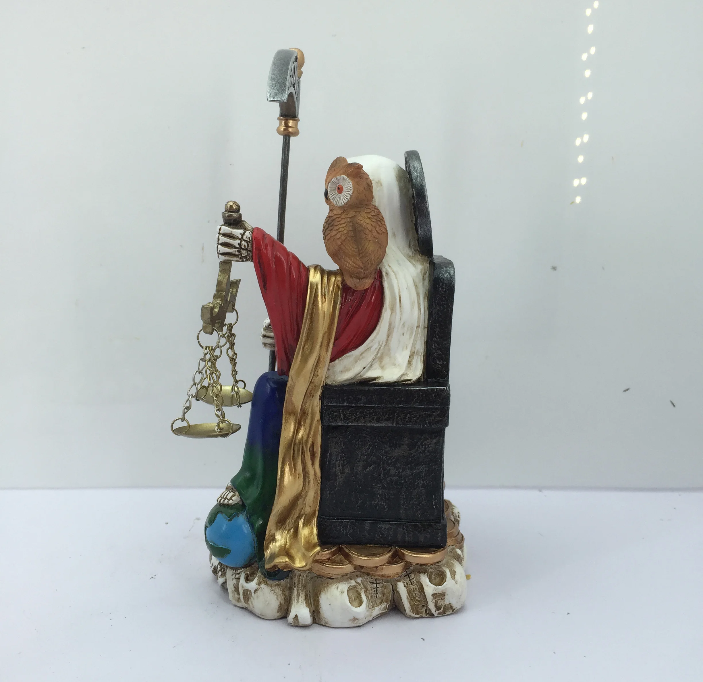 Santa Muerte Saint of Holy Death Religious Statue  Love Passion Relationship Santisima Muerte Sculpture
