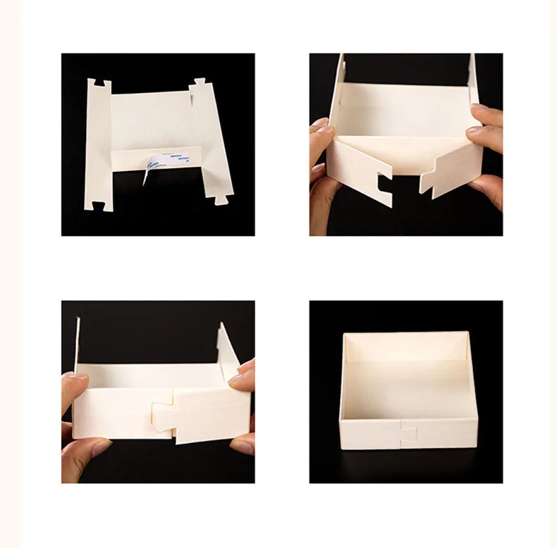 IMEE Wholesale Disposable Wood Folding Paper Meal Packaging Boxes Personalized Nuts Dried Wooden Fruit Food Box