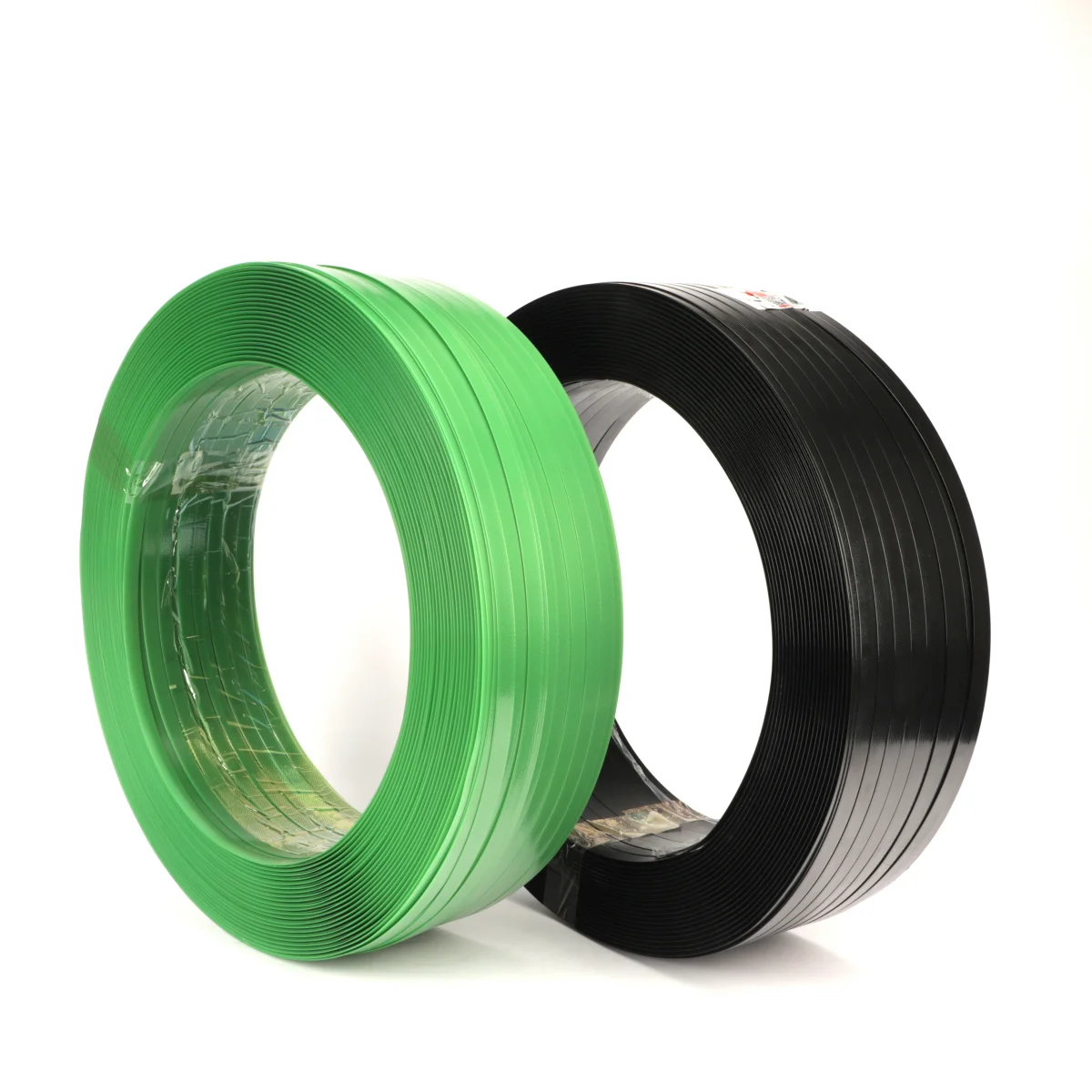 High strength green color embossed plastic polyester strap pet strapping belt for carton packing