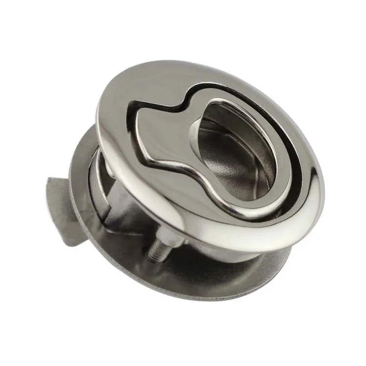 Hardware Round Bass Boat Cam Locker Door Latch Lock Slam Latch With Key For Marine