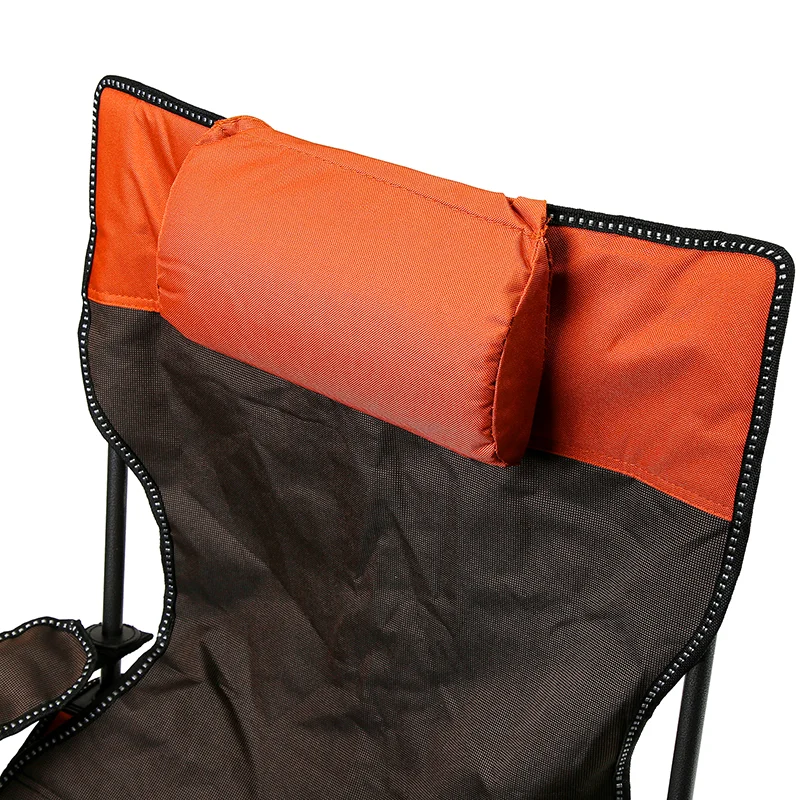 TOPKO Wholesale Outdoor Portable Folding Chair Comfortable Camping Hiking Fishing Beach Chair  With Cup Holder