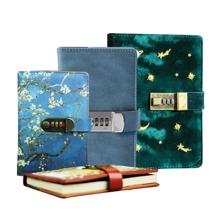 
Luxury Planner 2021 Large Notebook With Lock And Key For Gift 