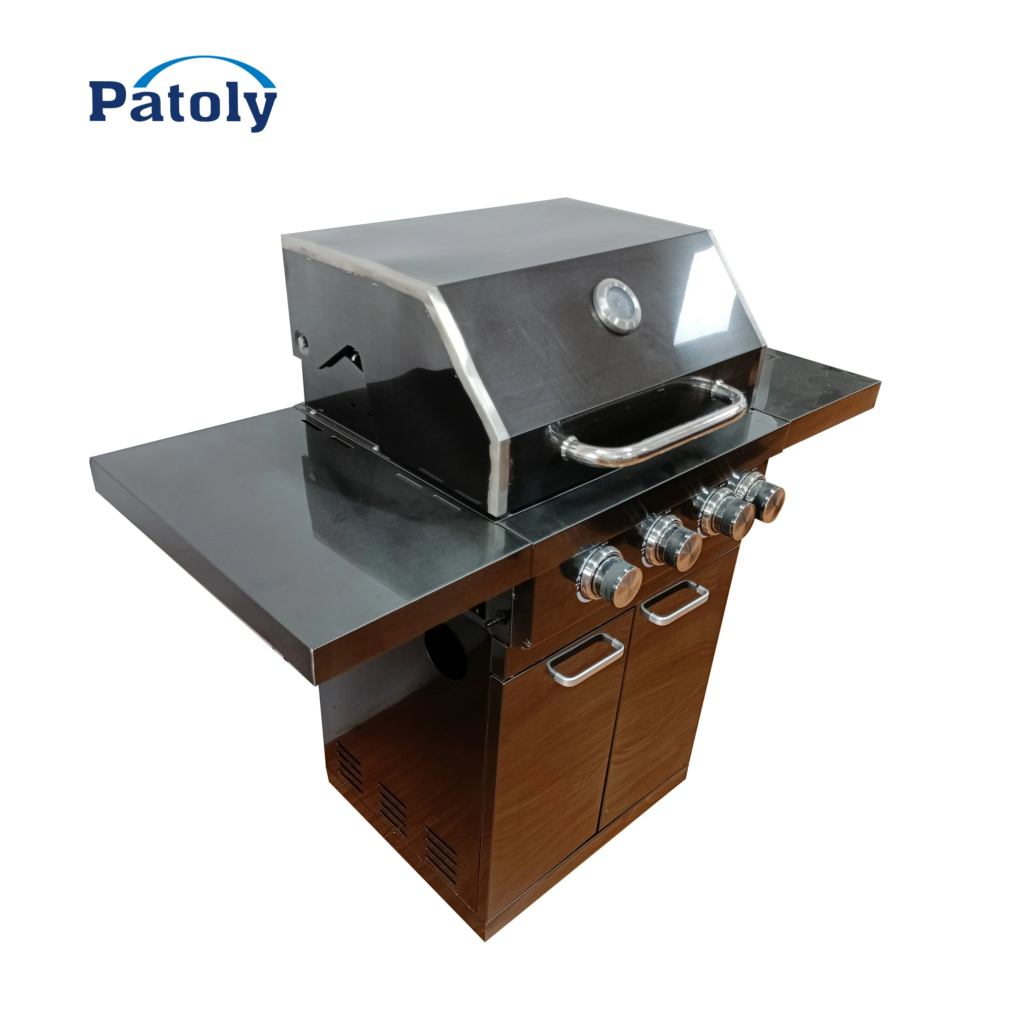 Modern  Modular 304 Stainless Steel BBQ Manufacturer Storage Free Standing Barbecue Outdoor Kitchen Cabinet with Gas Grill