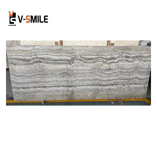 natural marble travertine dark grey silver grey travertine marble