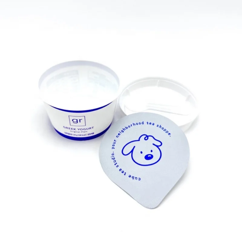Plastic Ice Cream Yogurt Containers Cup with Lid Custom Logo 200ml 11 Food Package Coffee Carton Box Juice Customized Size IML