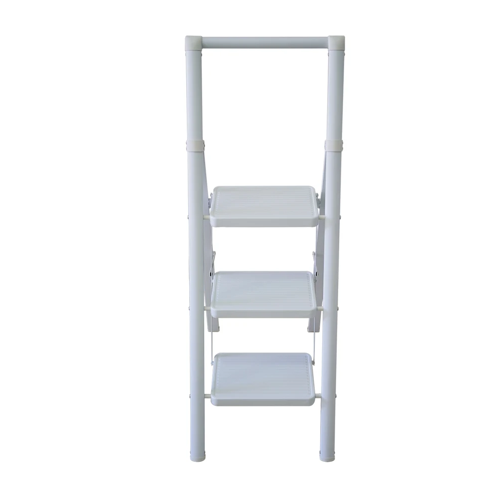 Factory Direct Sale Light Yellow Navy Blue Low Price Multi-Position Ladders Chrome Stair Ladder