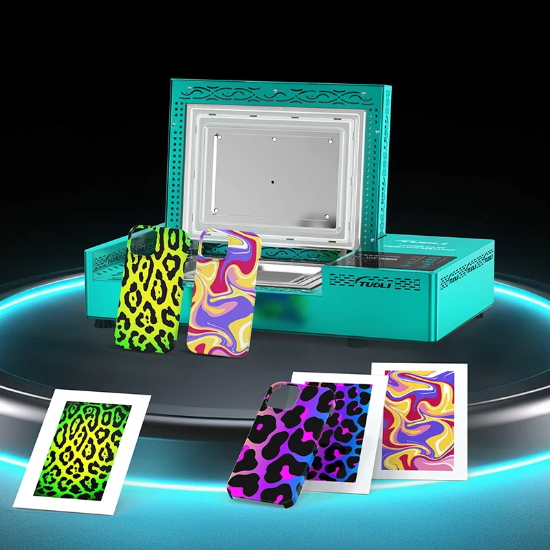 TuoLi 3D Sublimation UV Printer DIY Blank Mobile Phone Case Maker Custom Cell Cover Printing Machine for Personal Design