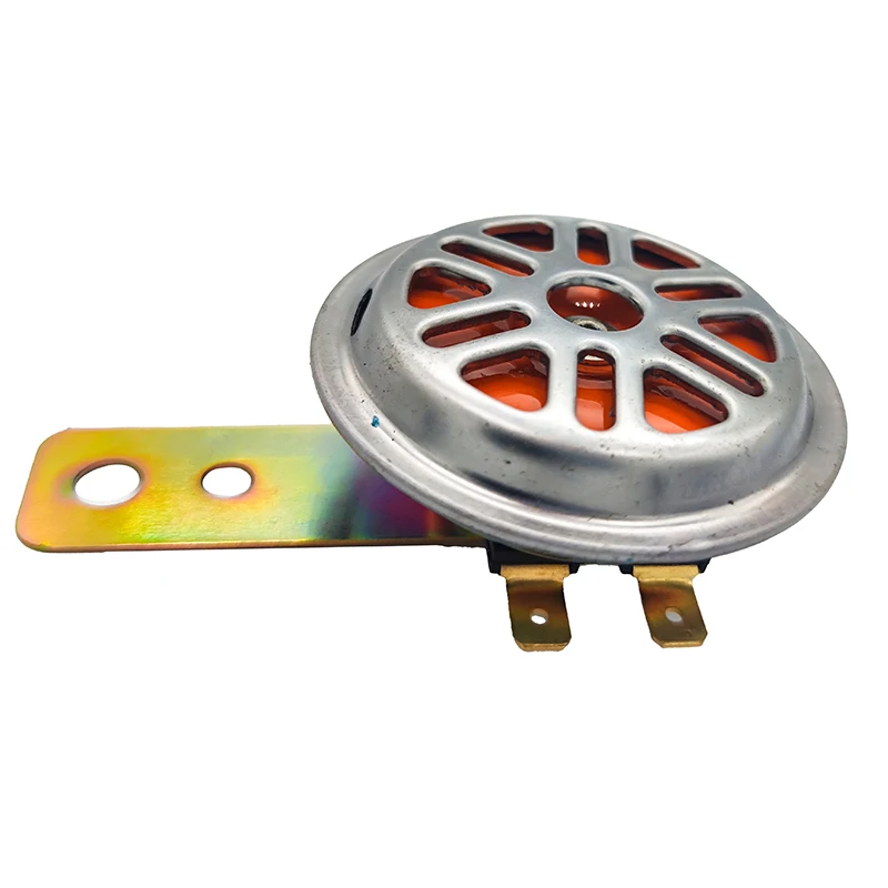 Universal 2pcs Motorcycle Electric Horn Kit 12V 105db Waterproof Round Loud Speakers