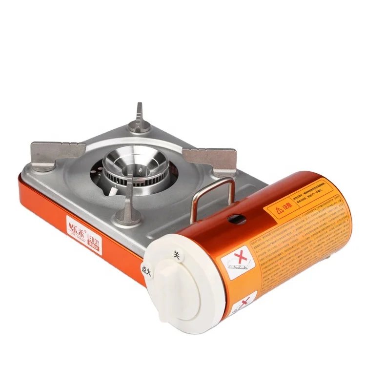 HIX Hot Sale Outdoor Camping Mini Gas Stoves Magnetic  Single Rectangle Portable Gas Stove Camping