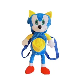 Supersonic Sonic Backpack Sonic Plush Toy Figure the hedgehog Stuffed cartoon Character Sonic Doll S200