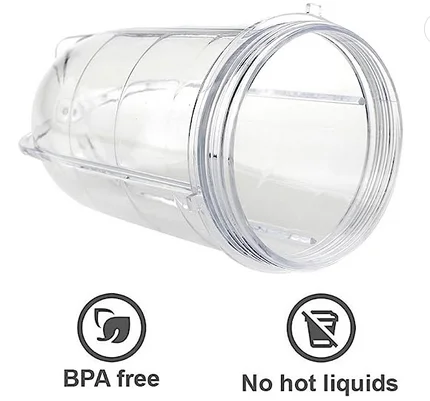 Replacement Cups For Magic B 16OZ Blender Cups Jar compatible with 250W MB1001 Series Juicer Mixer