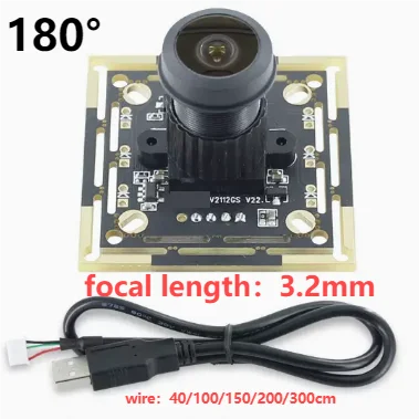 1/2/5 megapixel USB camera drive free module OV9732 module 720P HD face recognition camera 60/72/100 /160/180 degree