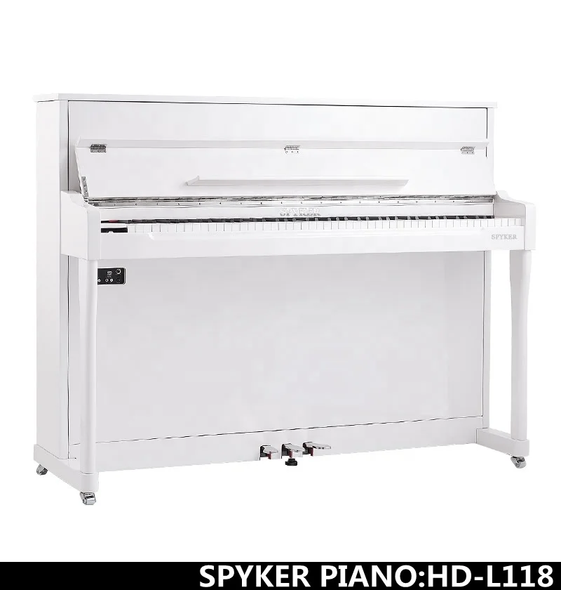 SPYKER High Quality white Polish Upright Digital Piano HD-L118