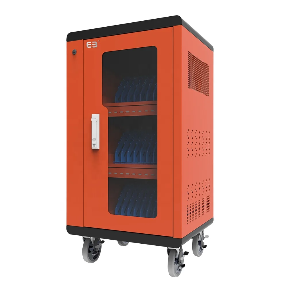 Type C 40 Slots Educational Equipments,Classroom Laptop Charging Cabinet For Multiple Device
