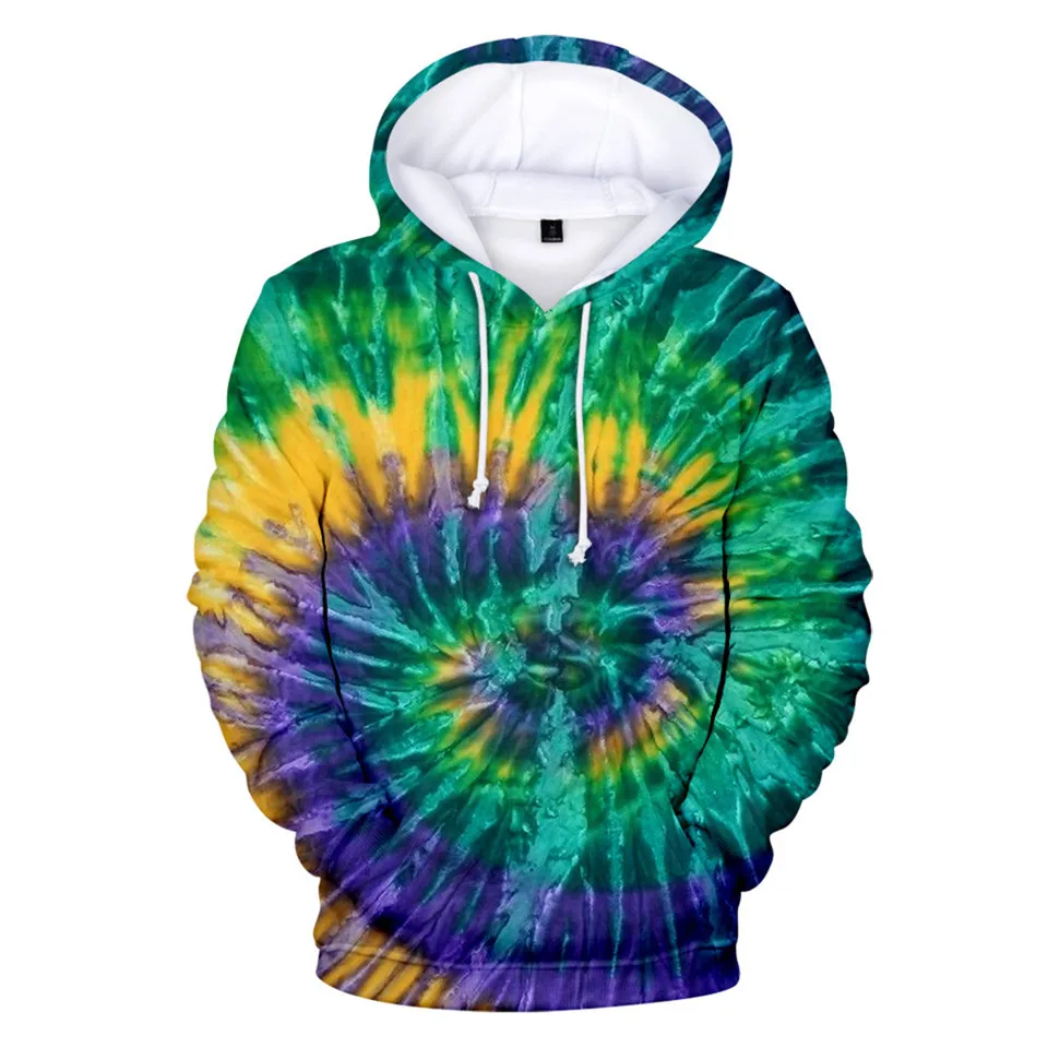 Fitspi Popular Colorful Psychedelic Tie Dye Flashbacks 3d Hoodies Sweatshirts Boy/girl Long Sleeve Hoodie Kids Pullovers