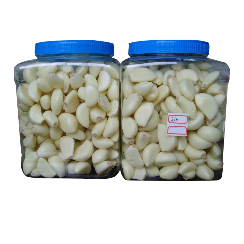 Factory wholesale High quality Packaging Peeled Garlic in jar