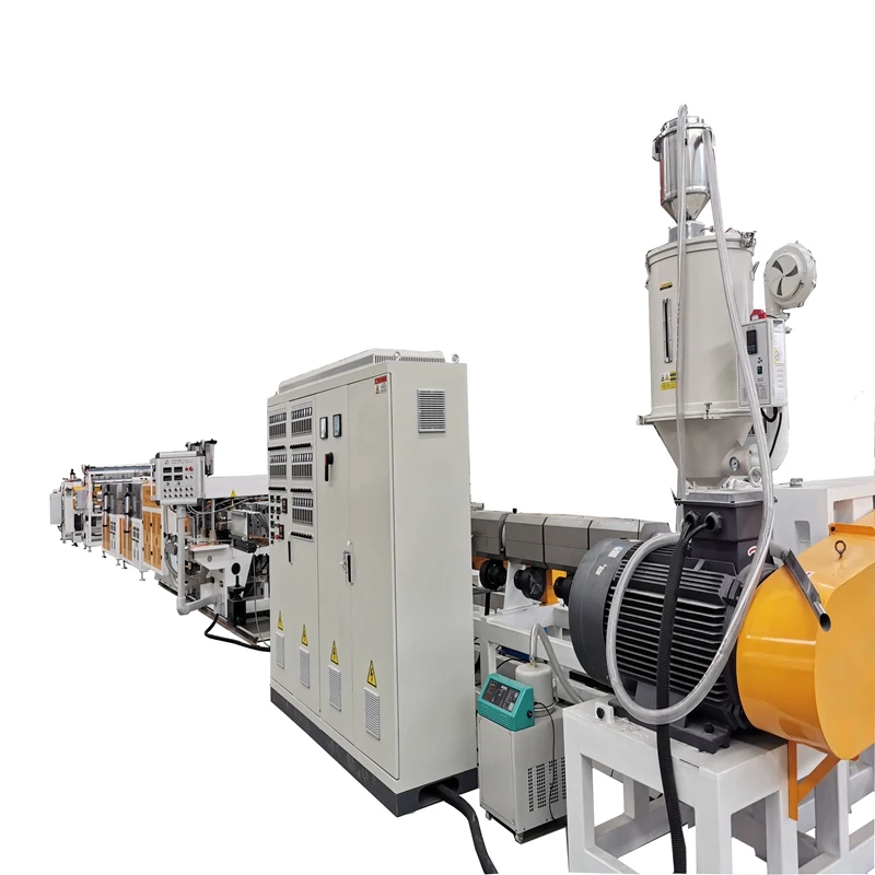 Width 1200-3000mm thickness 2-12mm  PP hollow grid corrugated sheet machine production line