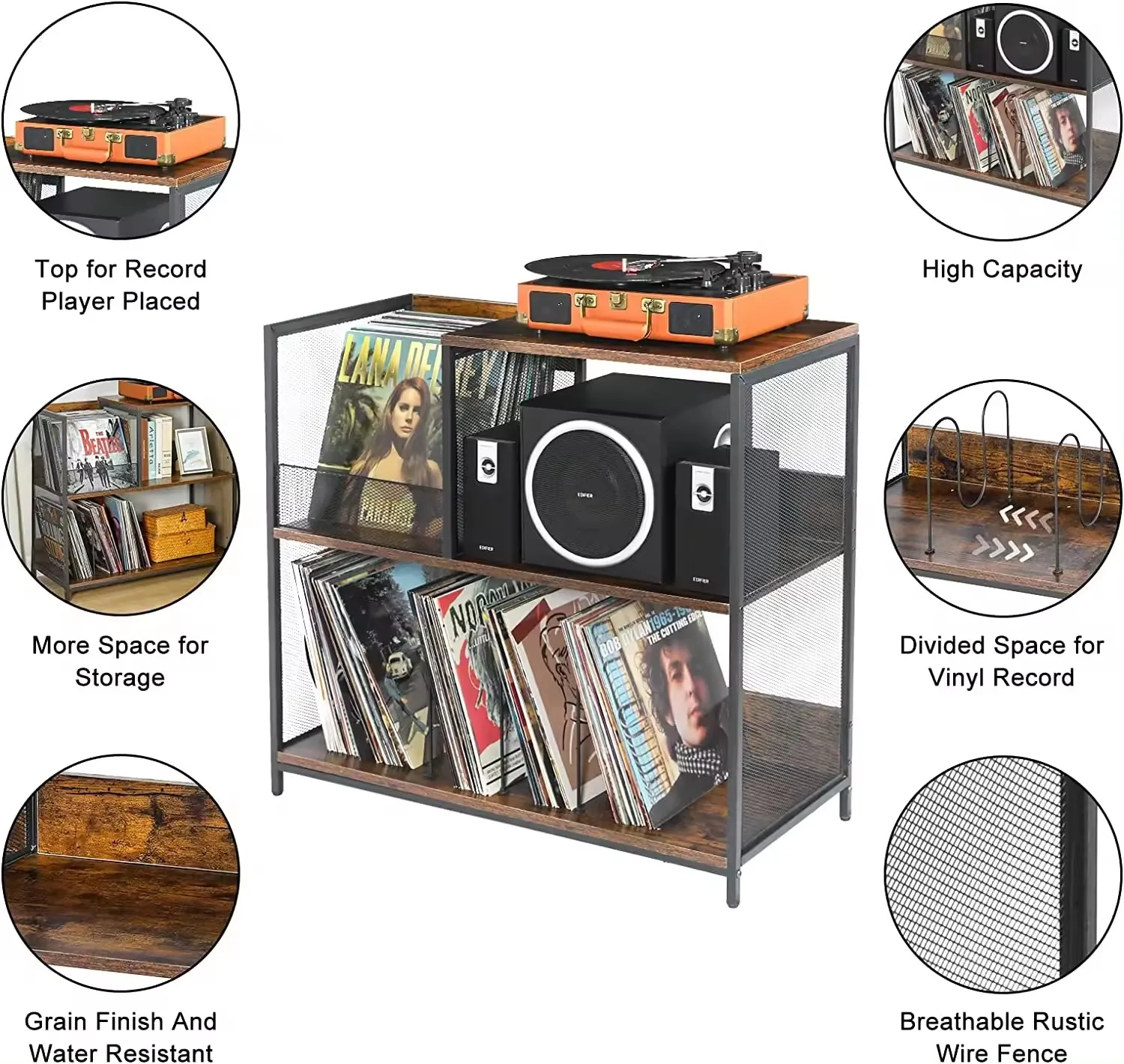 Wholesale Hot Sale Simple Designs CD Rack Bookcase Panel Wooden Style Shelf for Living Room Home Furniture