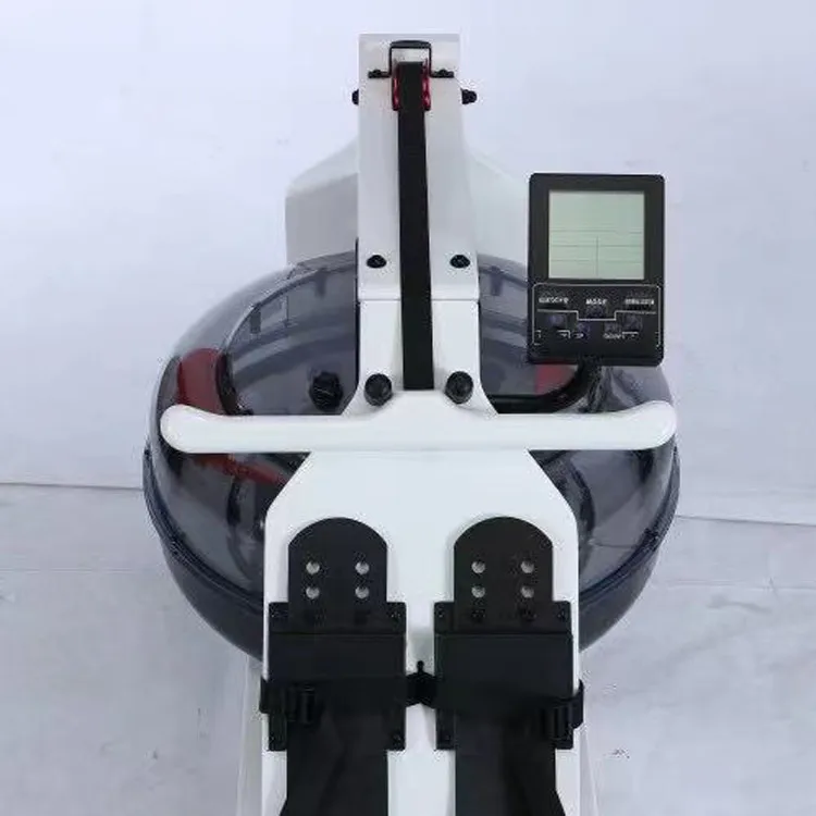 power indoor water resistance  rower seated exercise home wood water commercial row machine gym