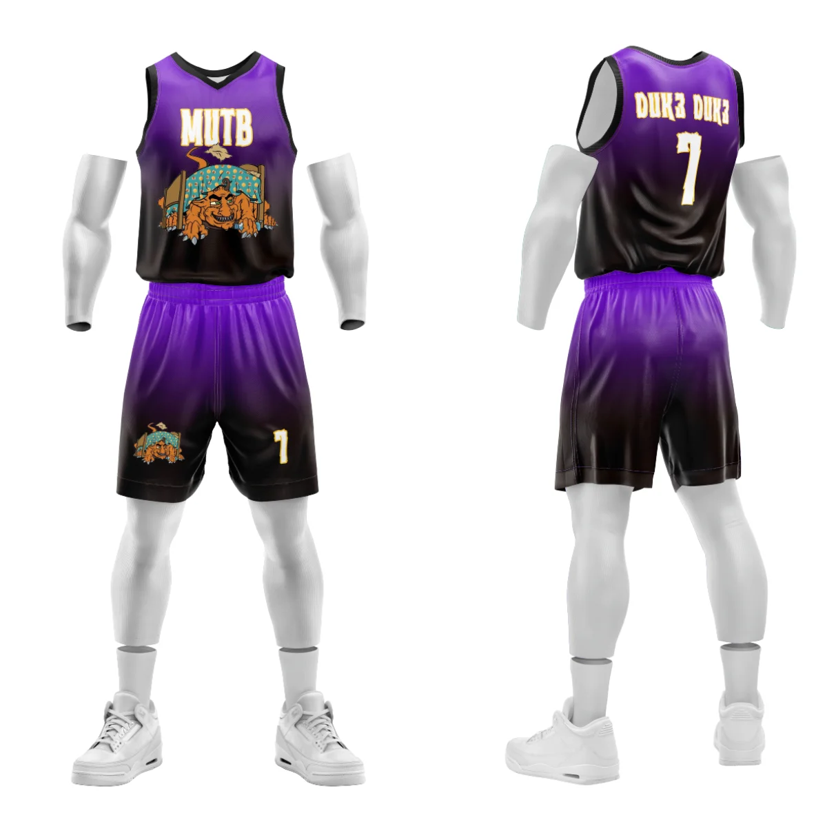245GSM Fabric Basketball Uniforms Wholesale with Customized Team Logo Colorful Basketball Uniform
