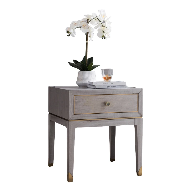 Welliton OEM ODM Hotel Villa Home Furniture Living Room Solid Wood Square Small Coffee Table