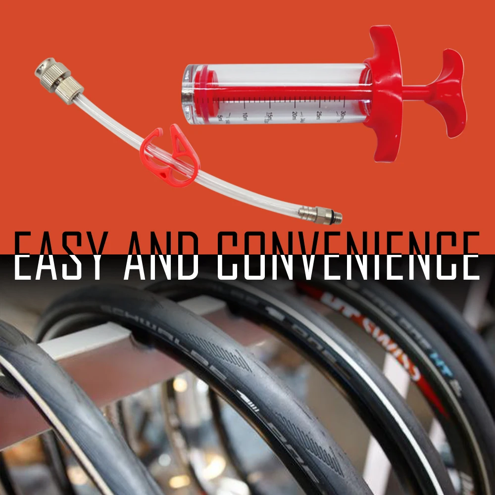 MTB Tyre Filling Tool Repair Tool Universal Pvc Sealant Injector Tubeless Tyre Sealant Injector set