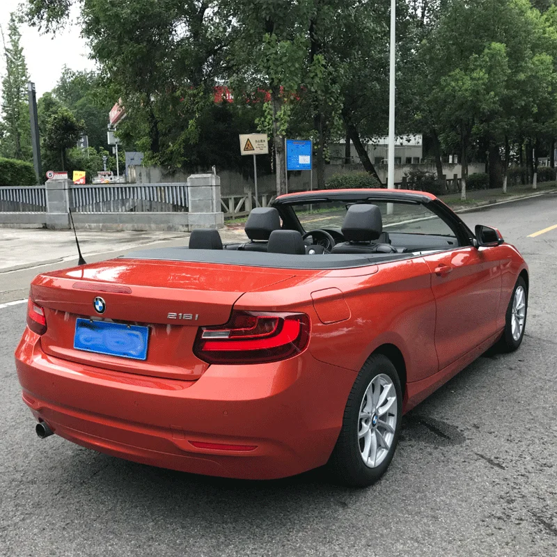 Left Steering red almost new low mileage used convertible 5 seats used car from 218i BMW