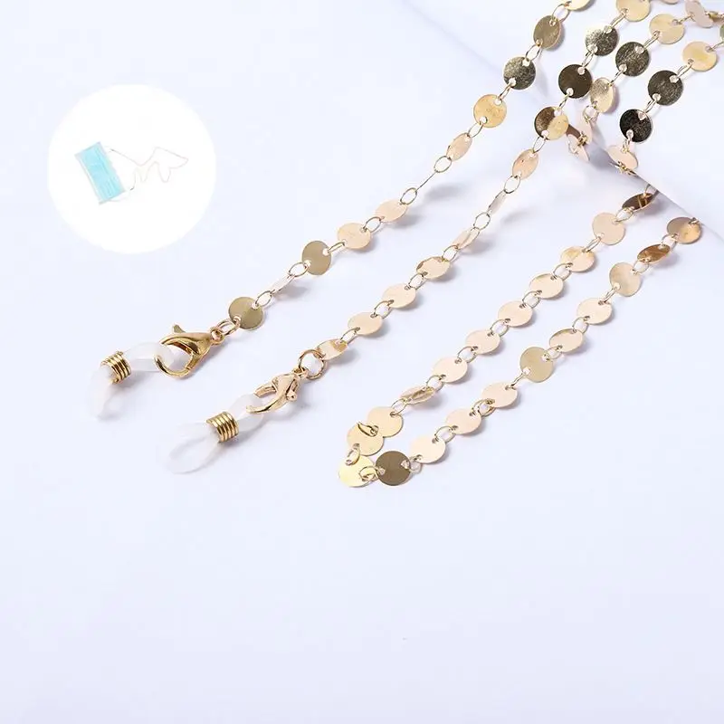 
Factory Price Eyeglass Facemask Chain Gold Plated Facemask Chain 