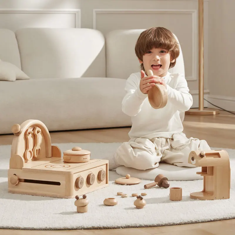 Factory Original simulation cake baking young children role-playing simulation milk tea making tools kitchen play house toys