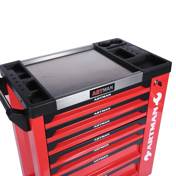 
CD3307Edge,Good sale tool storage box trolley cart with 7 drawers, ball bearing slide 
